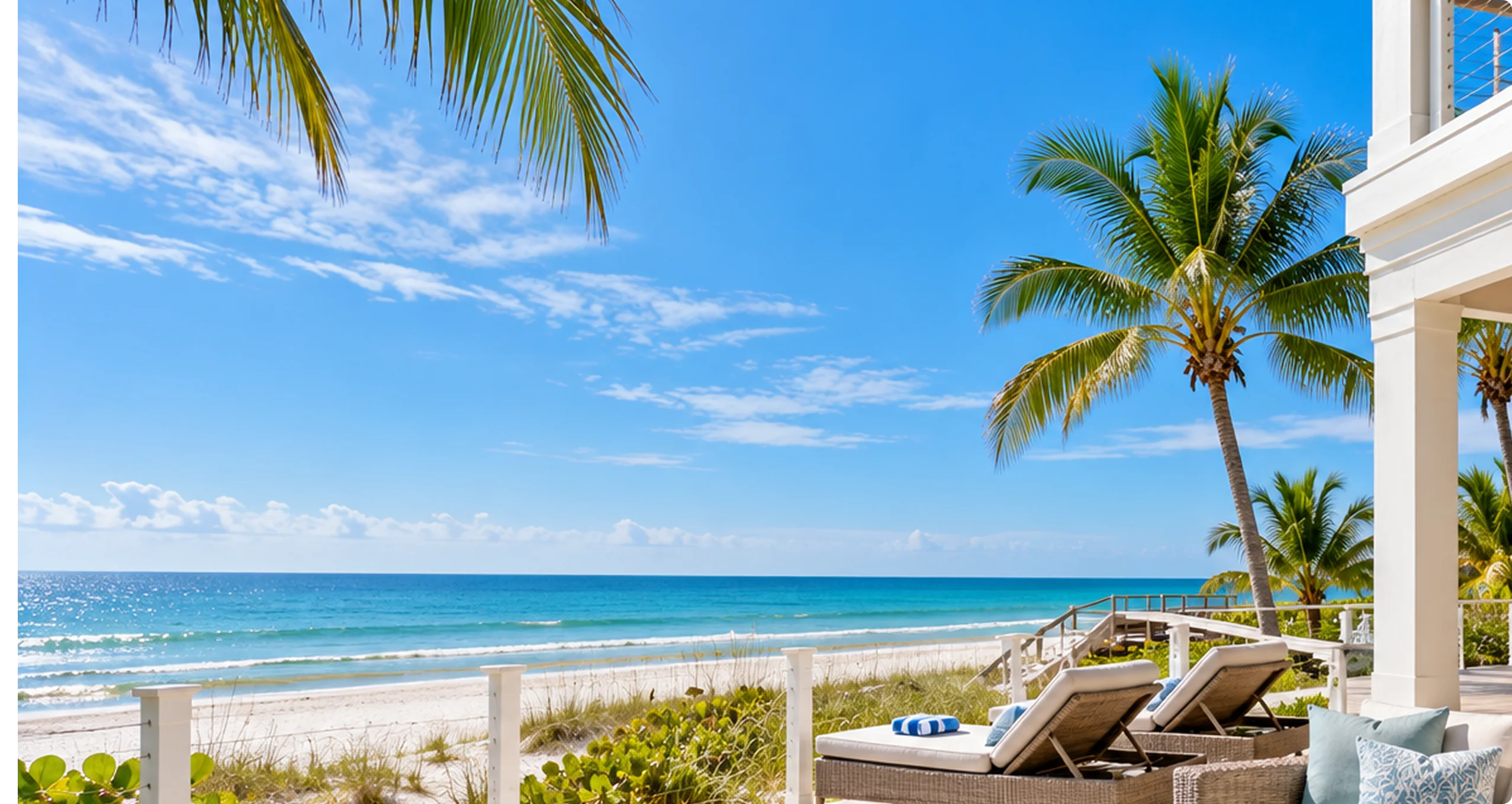 Southwest Florida vacation rental with a private pool and waterfront views